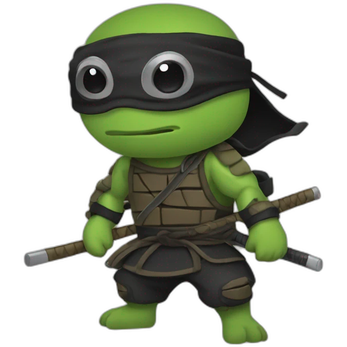 Tortuga ninja emoji