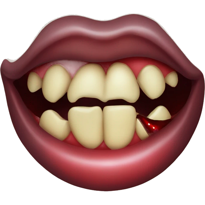 Vampire bite  emoji