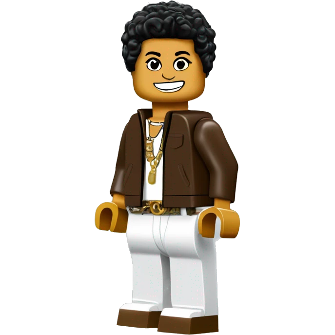 BRUNO MARS lego full body emoji