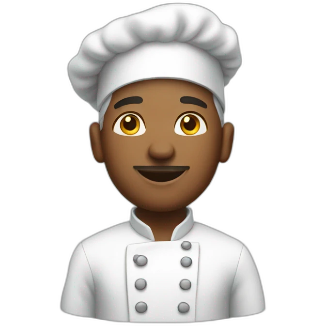 white cook emoji