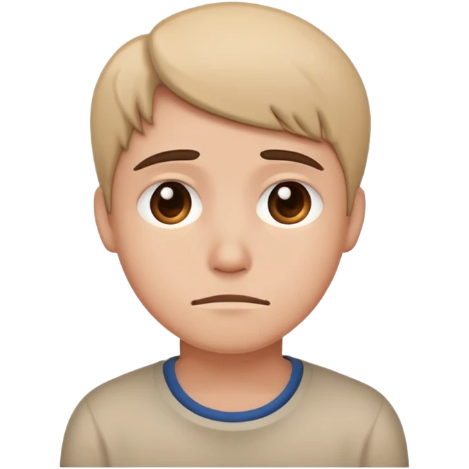 Sad but happy emoji