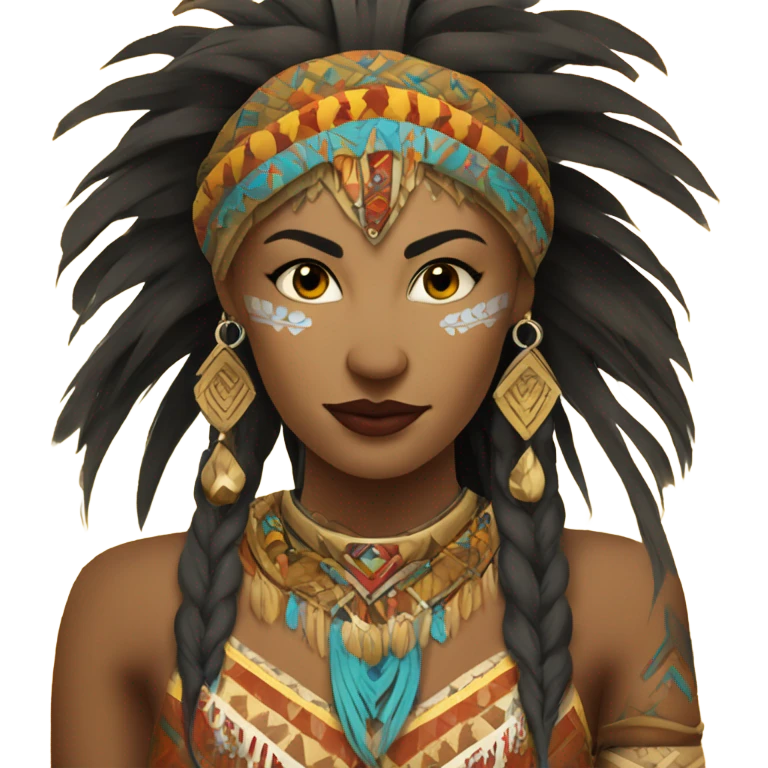 Aztek woman emoji