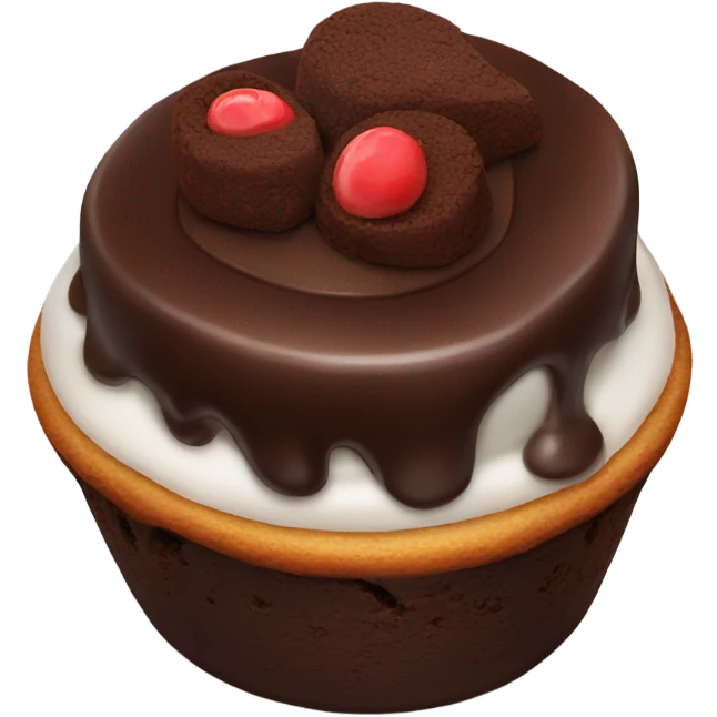 Chocolate Lava Cake emoji