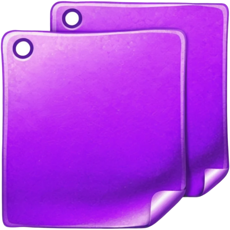 Glitter Purple and Cian spreadsheet paper emoji