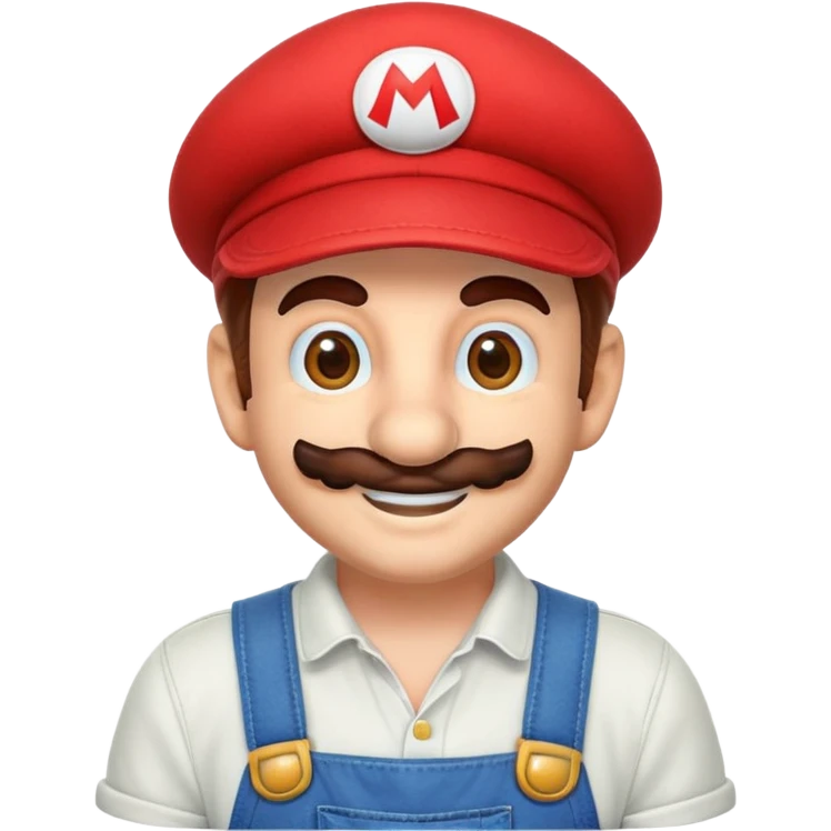 Mario from Mario Bros emoji