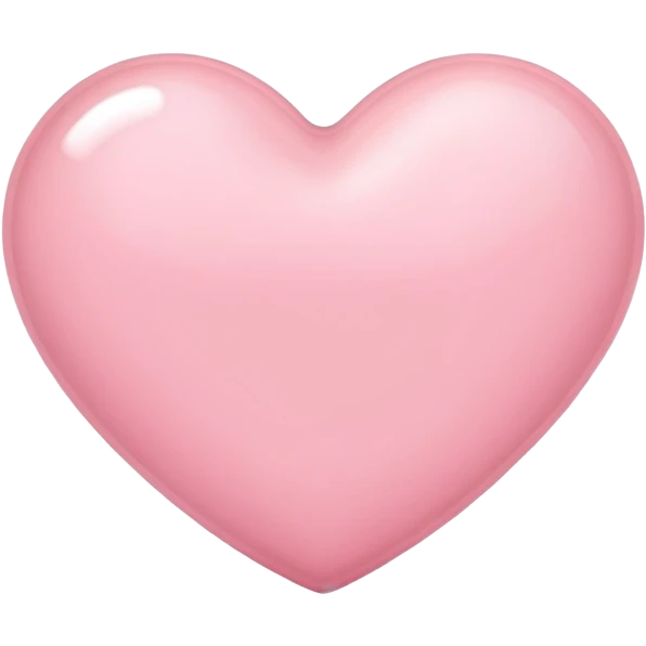 light pink heart emoji
