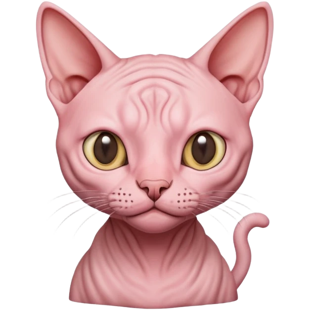 Hairless cat emoji
