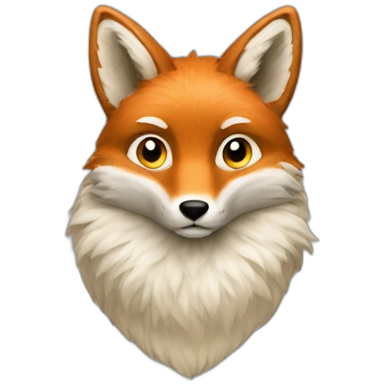 Fur fox coat emoji