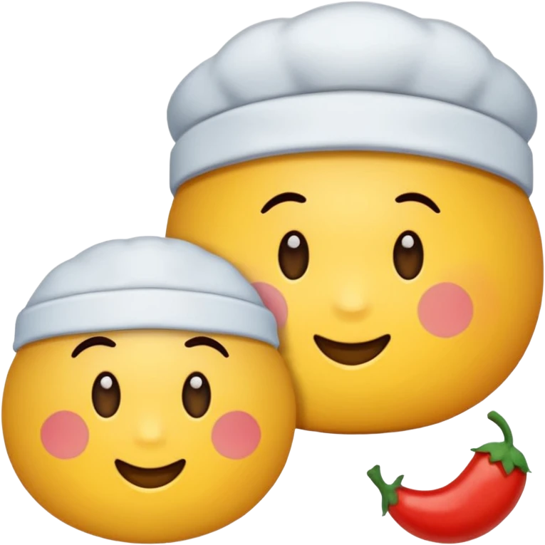 육각형의 보석모양 붉은색 젤리 emoji