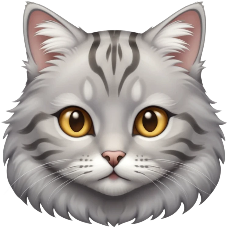 Silver tabby cat  emoji