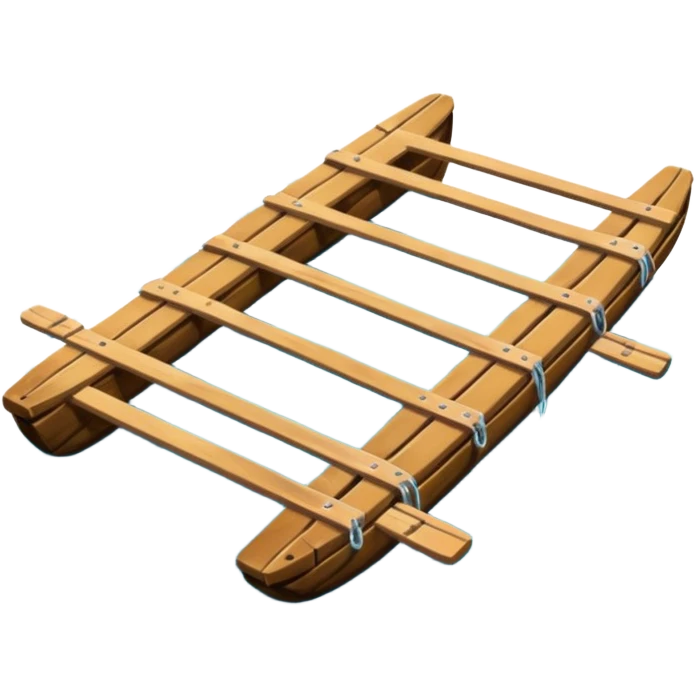 A raft underwater emoji