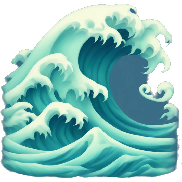  Sea waves emoji