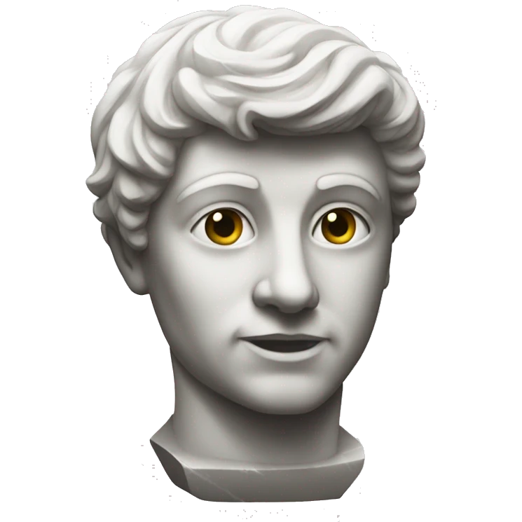 marble statue  emoji