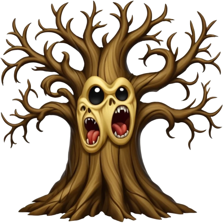 screaming trees emoji