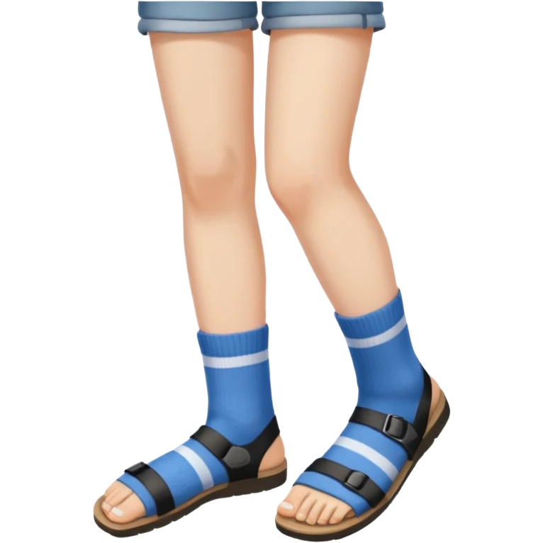 socks on with sandals on emoji