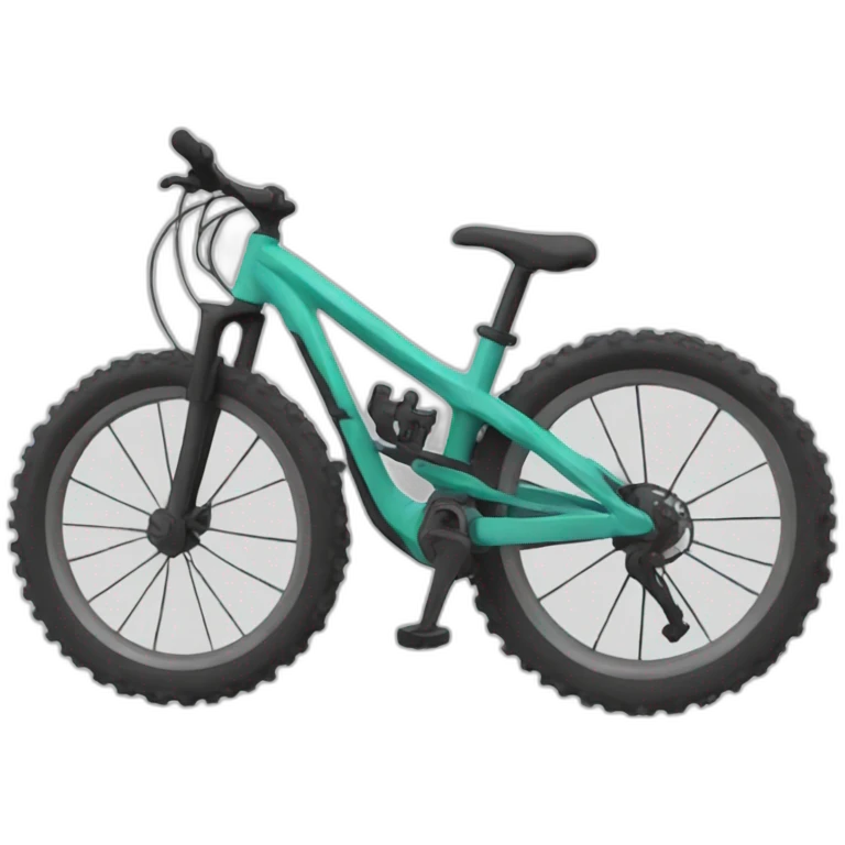 Mountain bike crashed emoji