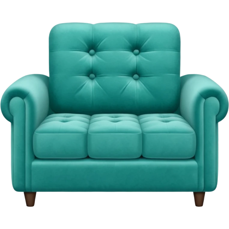 Square teal couch emoji