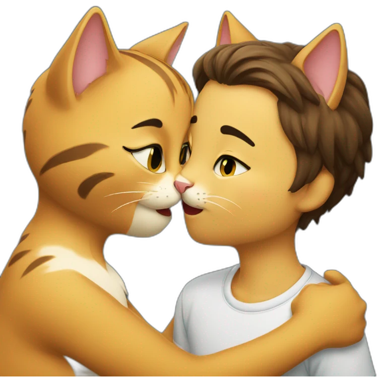 Cat kiss emoji