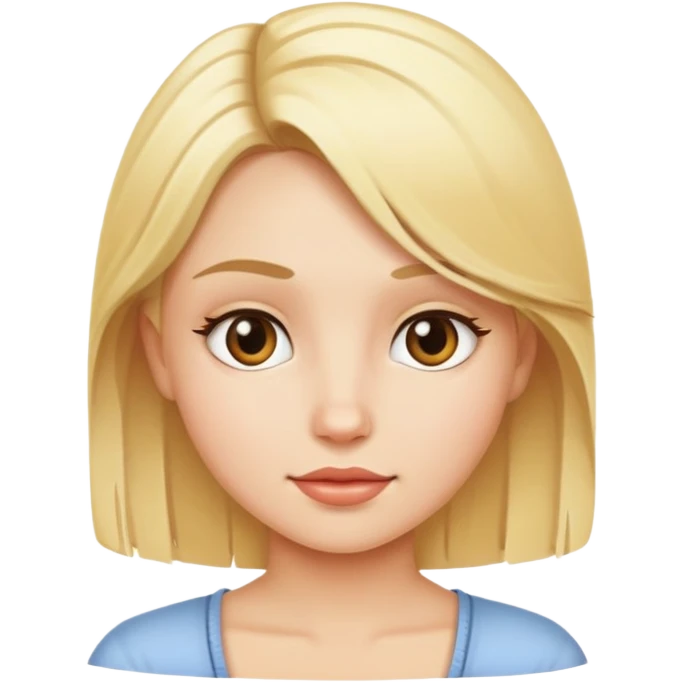 blonde girl emoji