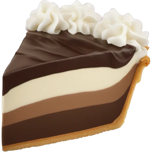 slice of french silk pie emoji