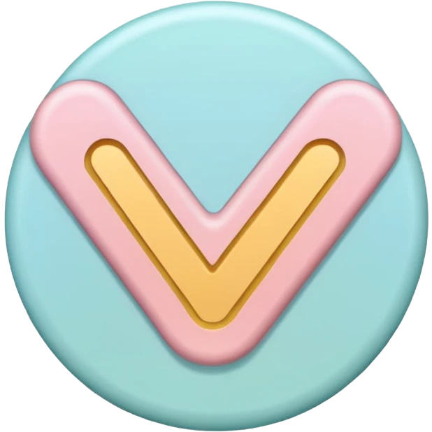 Pastel Checkmark emoji