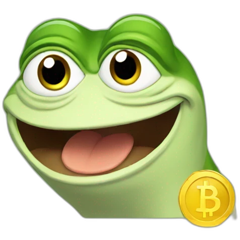 Pepe winning in crypto emoji