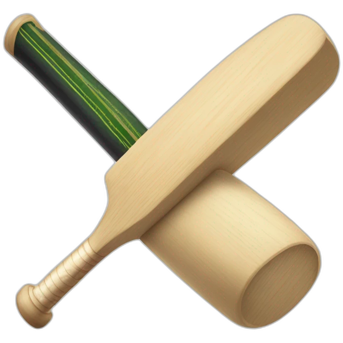 Cricket bat emoji