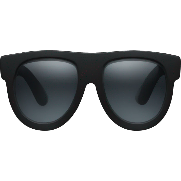 Black Sunglass without face emoji