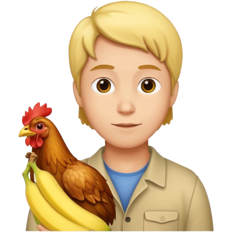 Chicken banana emoji