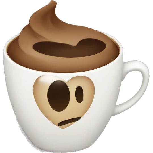 coffee lovestruck emoji