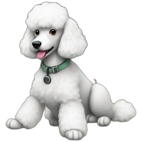 poodles camping emoji