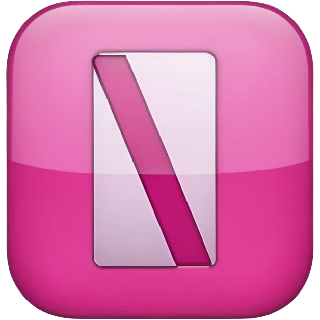 Pink Netflix symbol emoji