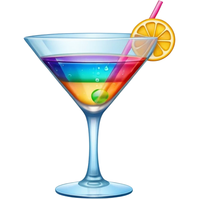 cocktail glass emoji