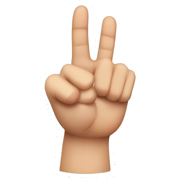 half finger thumb up emoji