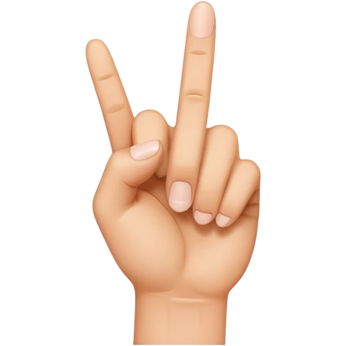 middle finger emoji