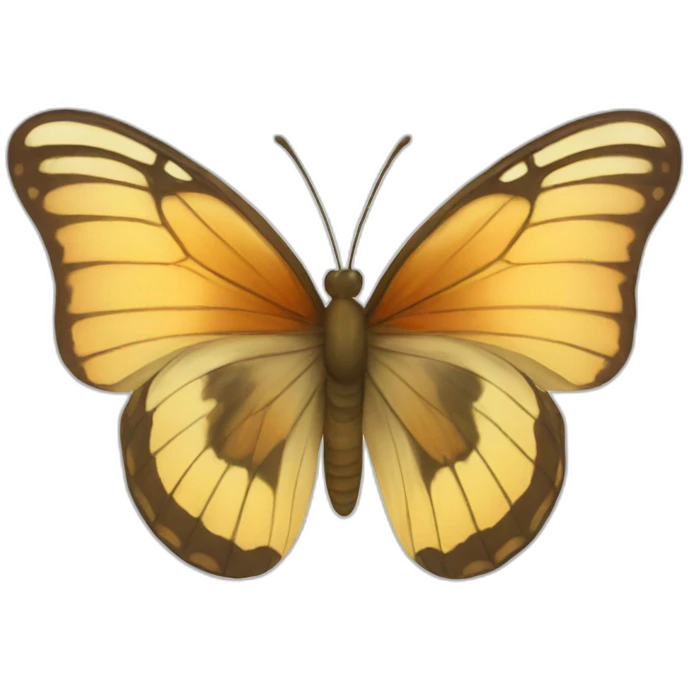 Butterfly in circle emoji