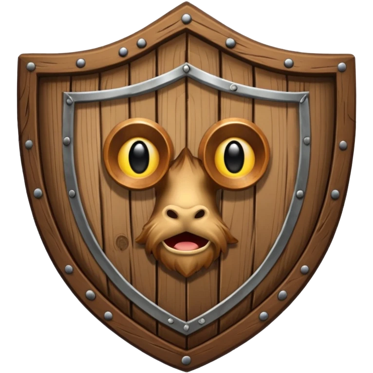 brown oaken shield emoji
