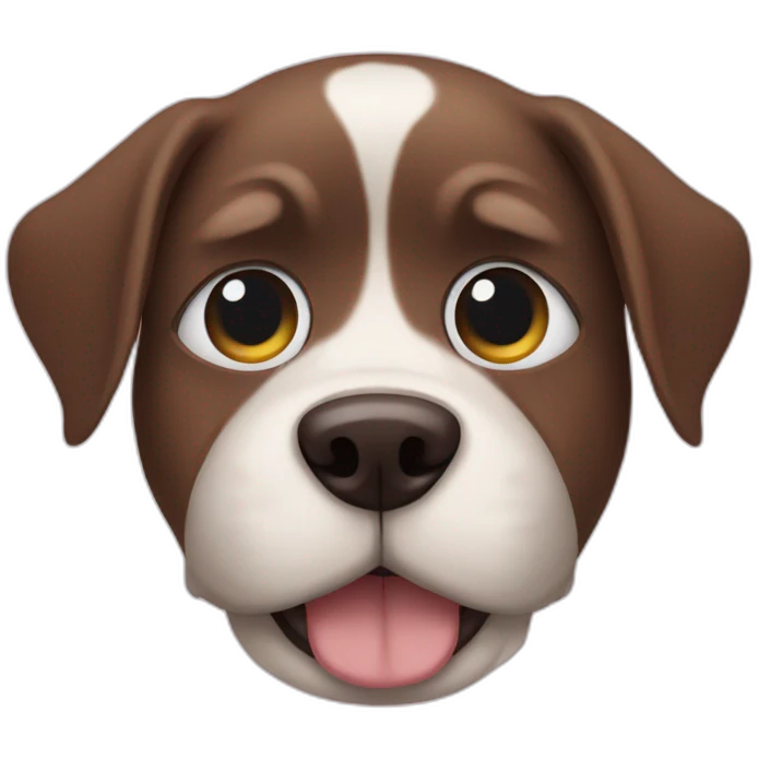 Dog covered eyes by paws  emoji