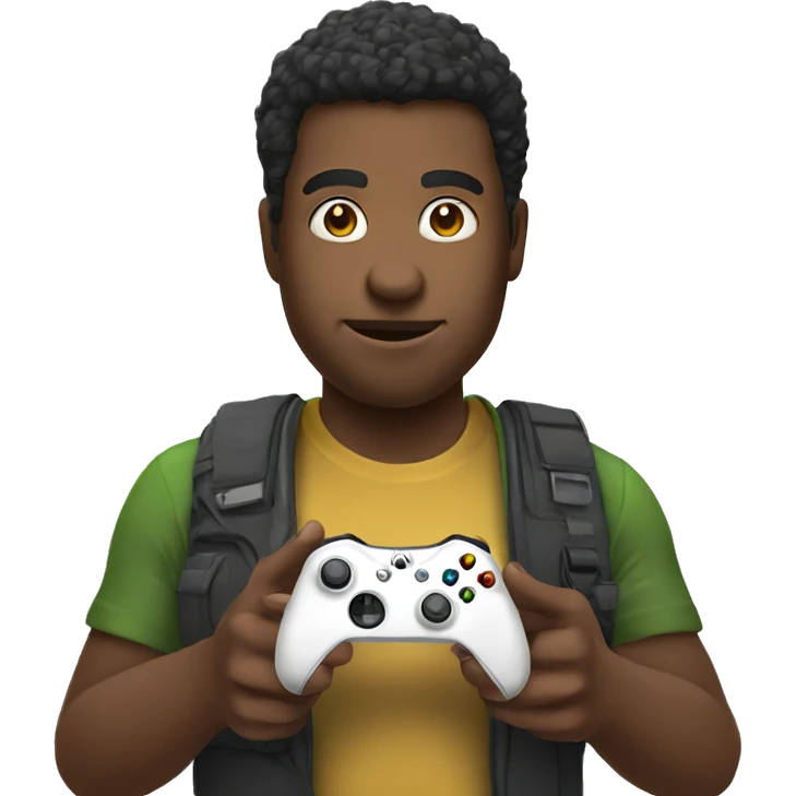 Holding a Xbox controller  emoji