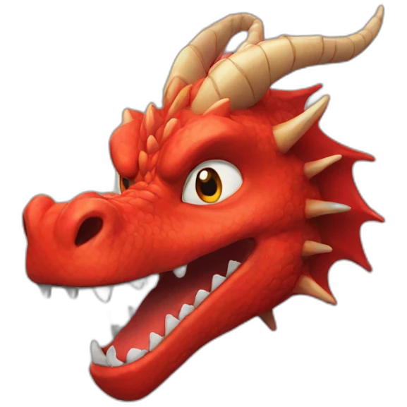 Red dragon emoji