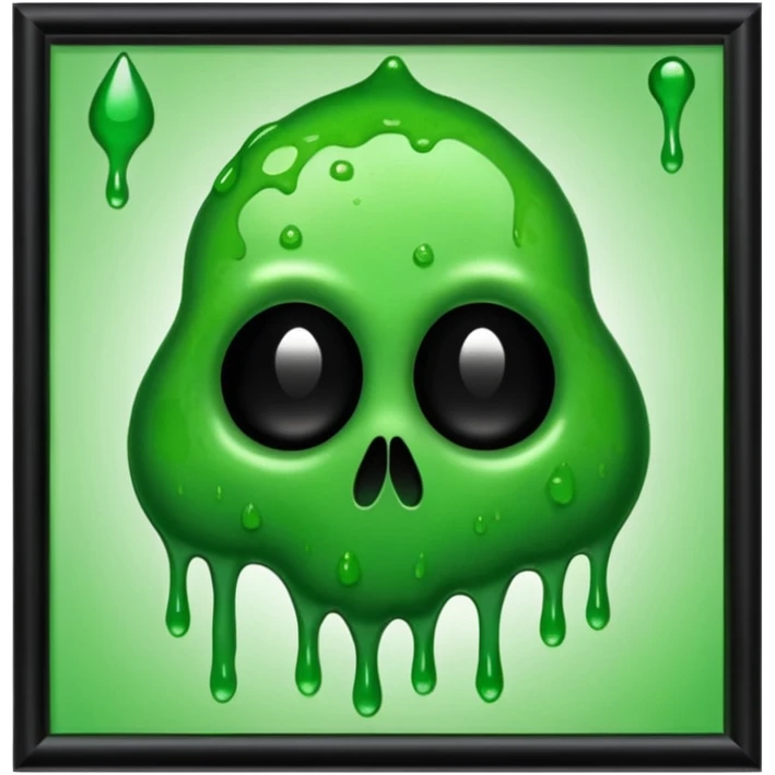 the word 'toxic' with green slime and hazard symbols, conveying danger emoji