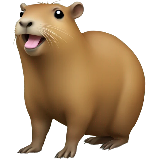 capybara with alot of money emoji