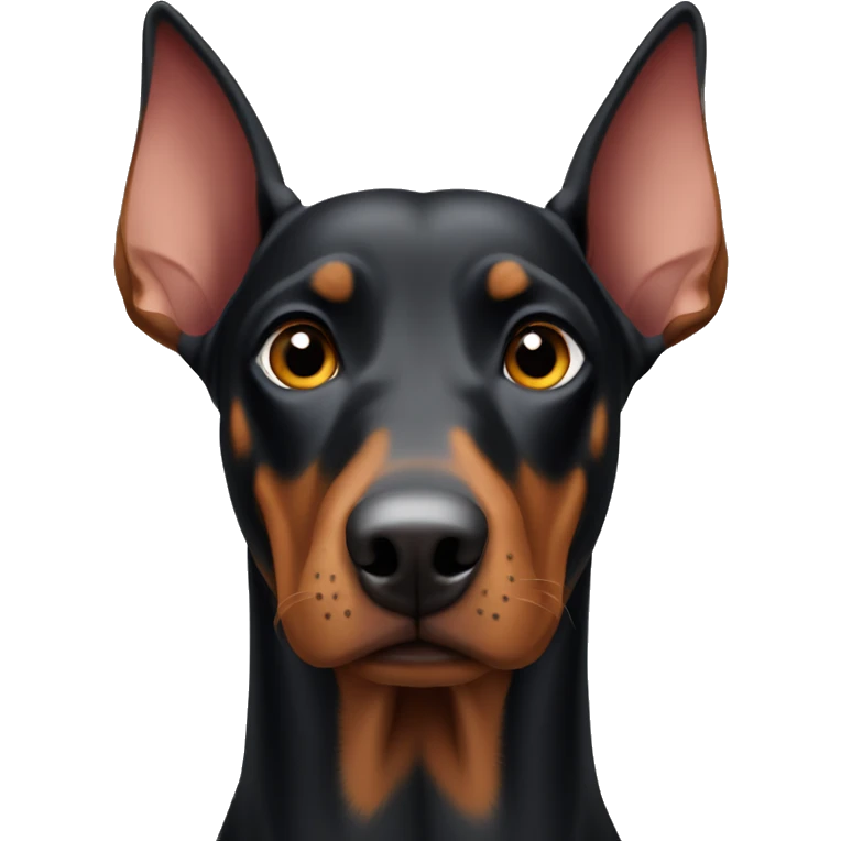 Doberman pincher emoji