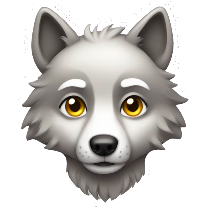 cute wolf emoji