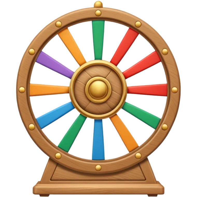 beige roue de la chance emoji