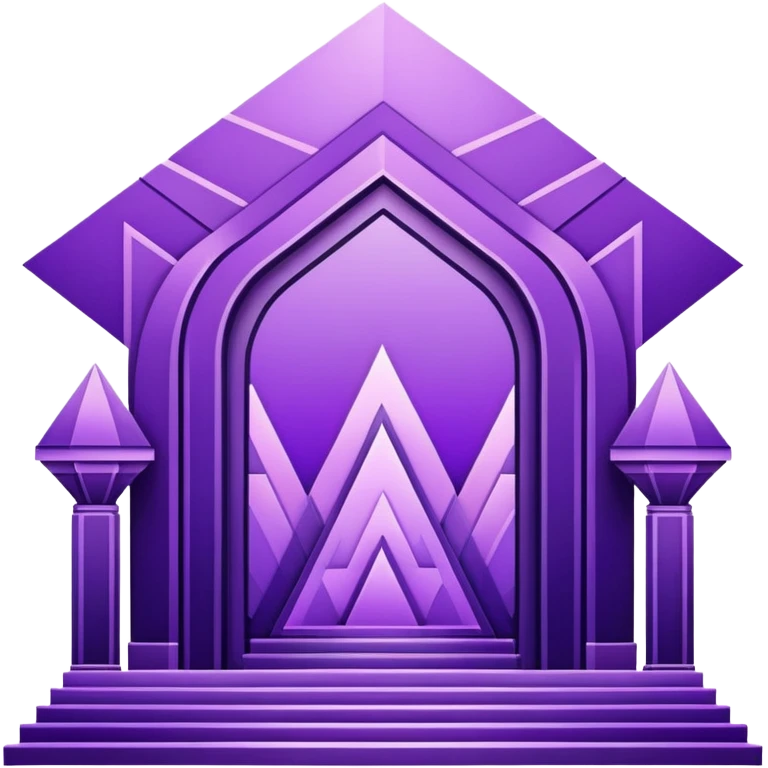 Purple Aesthetic Scenery Deco emoji