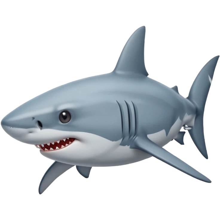 Lame shark emoji