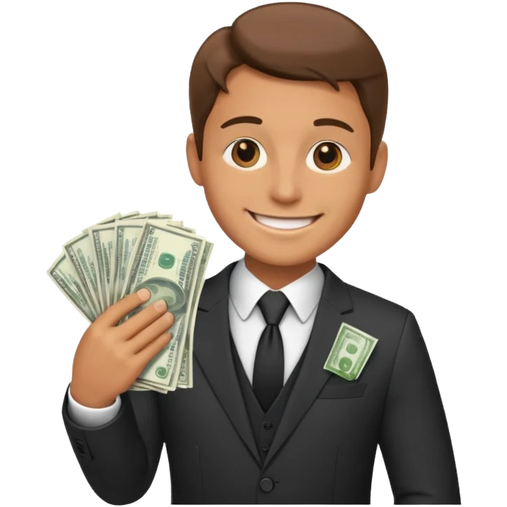 One of people’s goals is to have money emoji