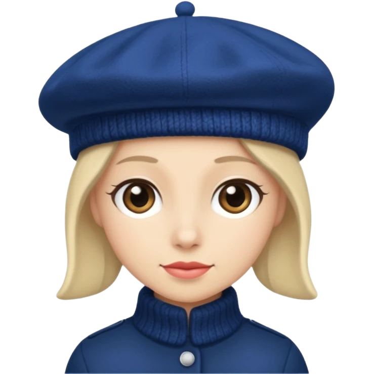 Winter beret emoji
