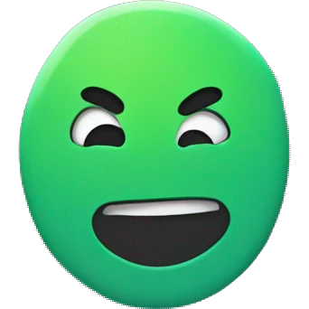 a sticker on a glass window emoji